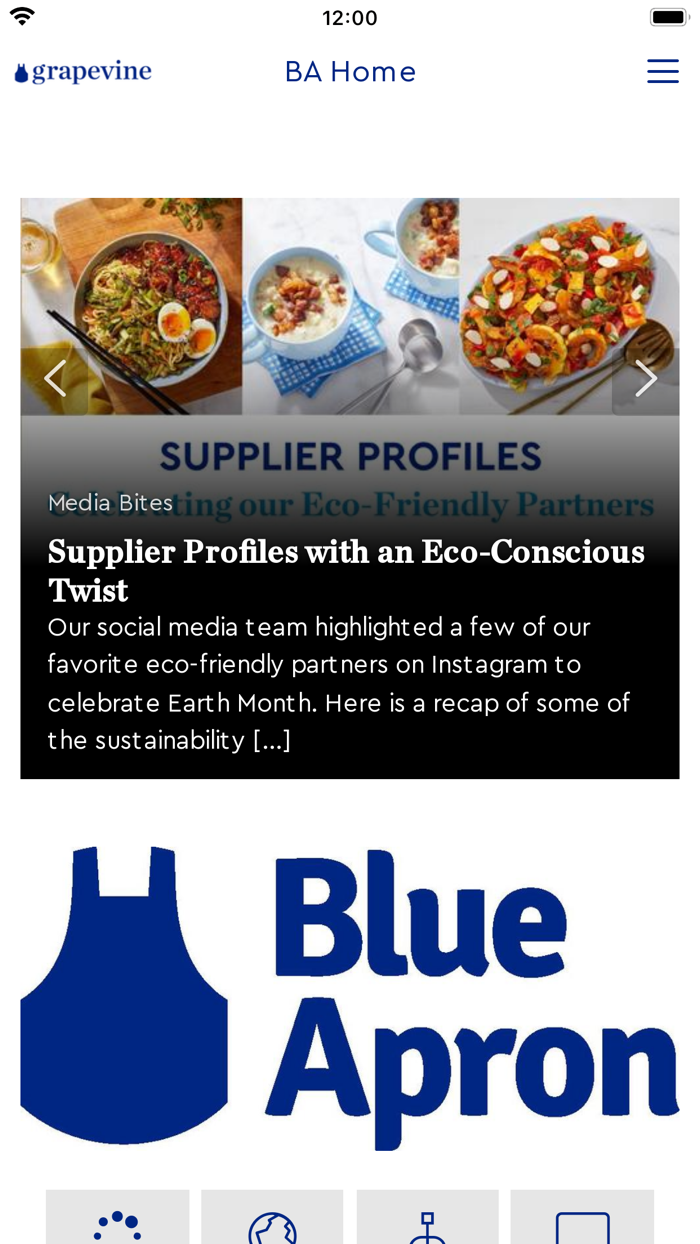 The Grapevine for Blue Apron