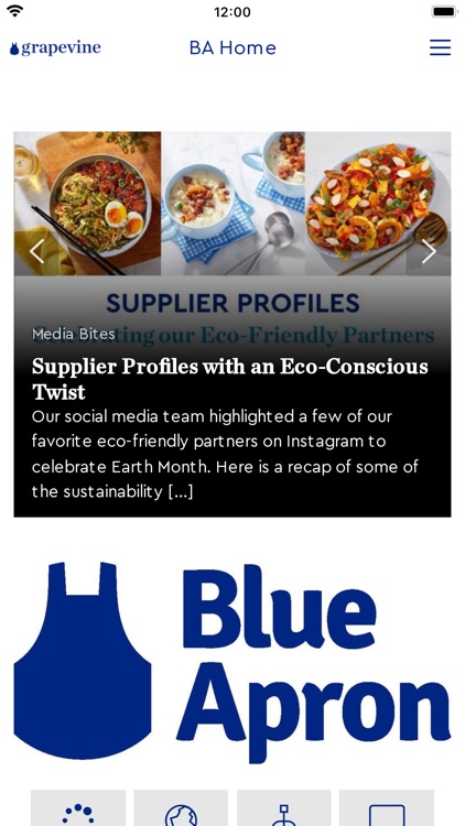 The Grapevine for Blue Apron