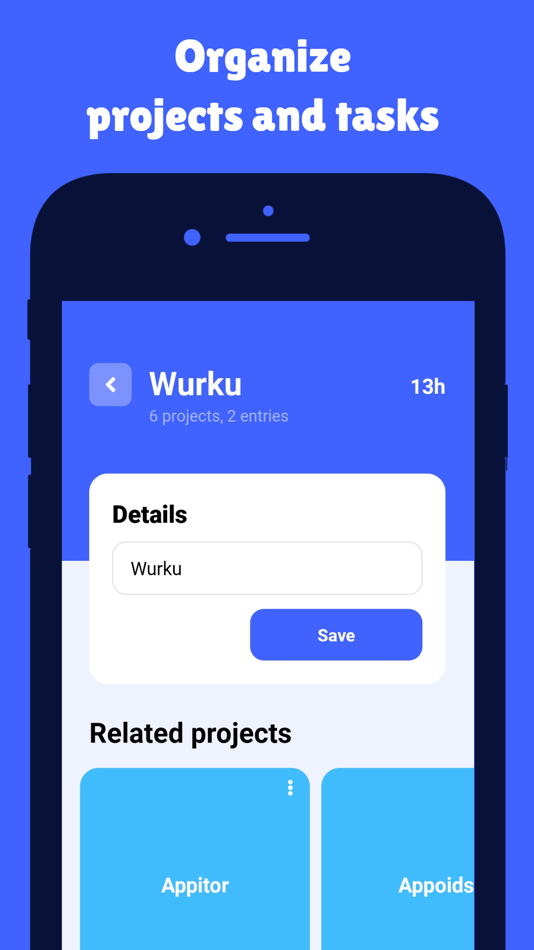 #2. Work Log - Work Time Tracking (iOS) 来自: Fitric