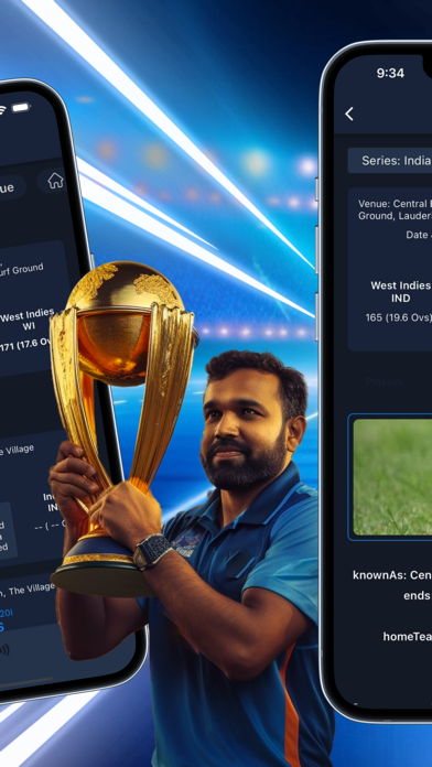 4radbat live: cricket informer Screenshot