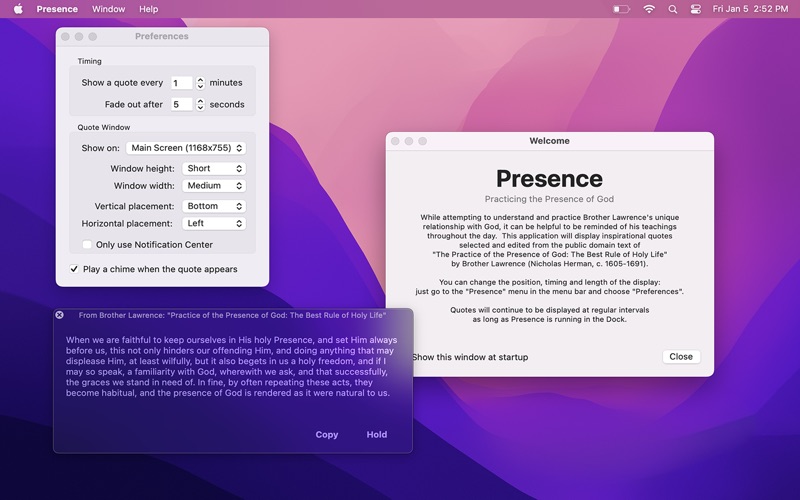 Screenshot #1 pour Presence