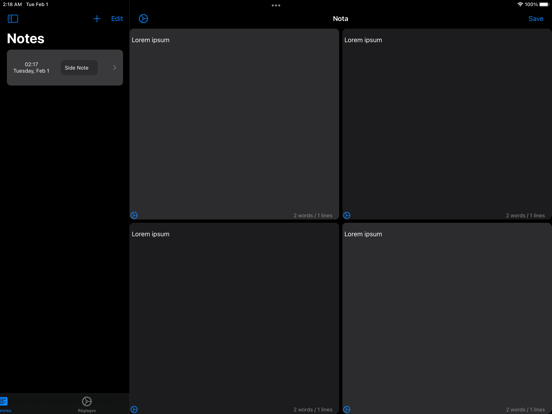 Screenshot #4 pour Side Notes - Minded