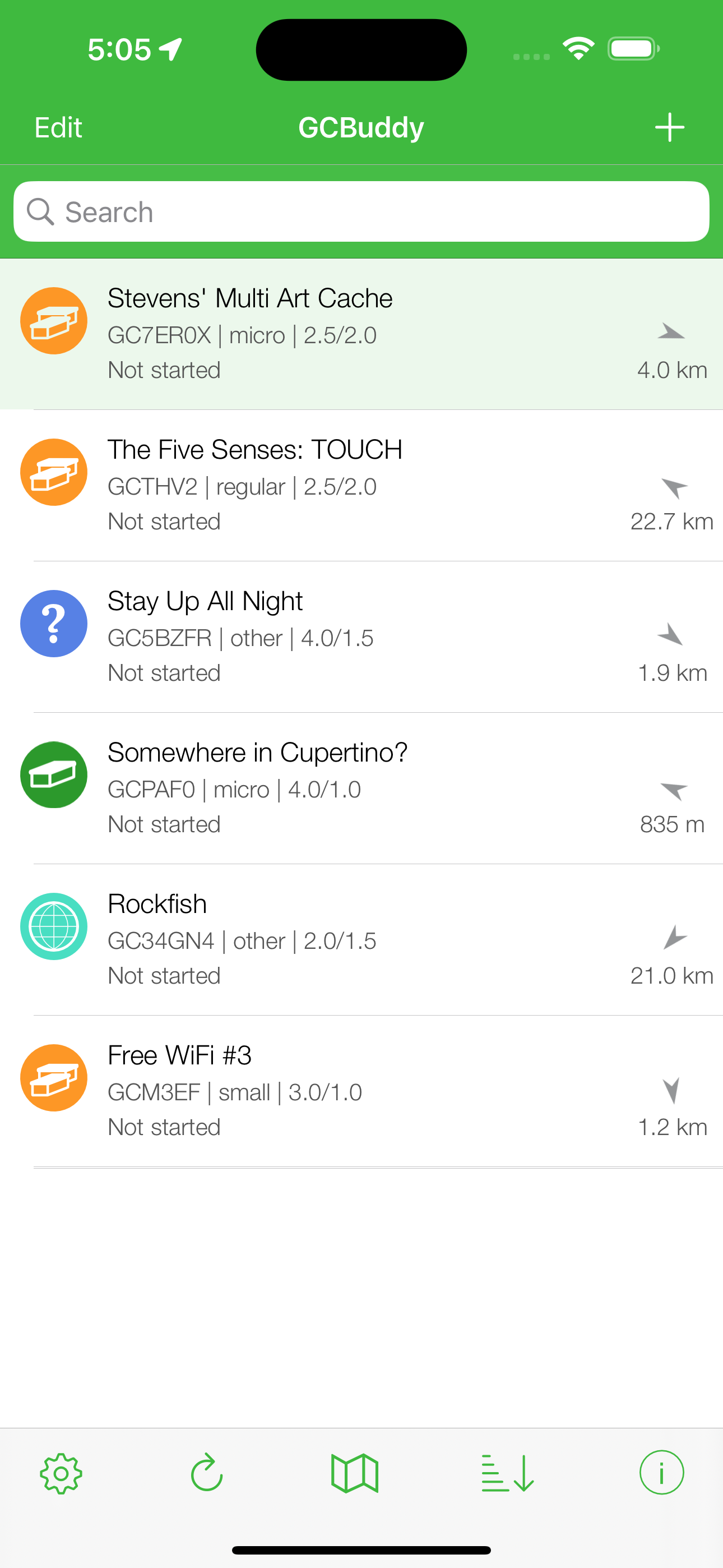 GCBuddy - geocaching