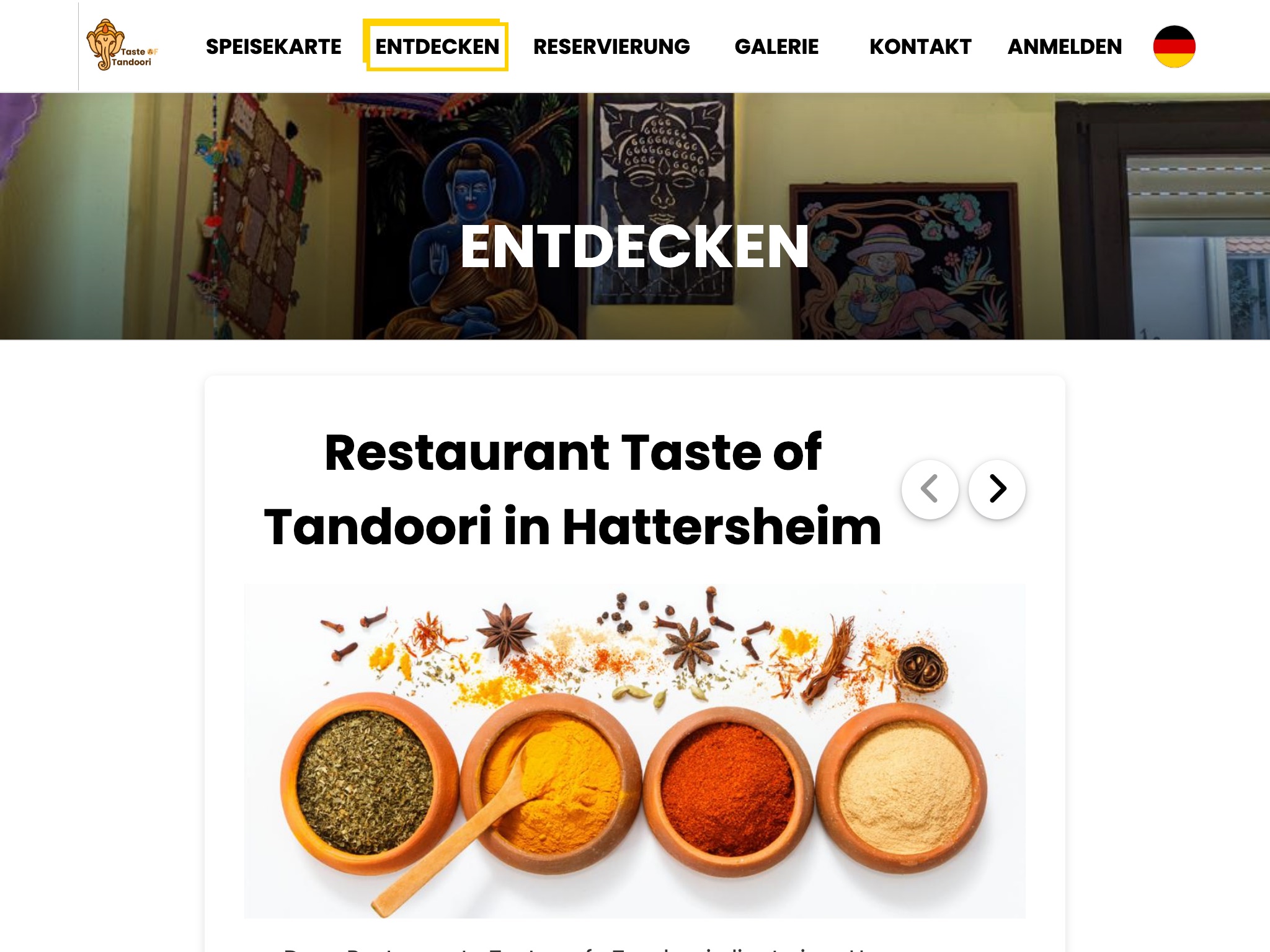 Taste of Tandoori Hattersheim screenshot 3