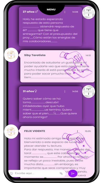 Tarot-Tucartomancia y Videntes Screenshot