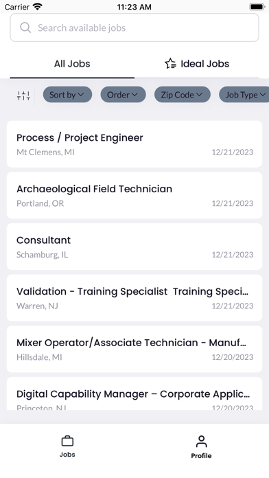 On-Board Companies Screenshot