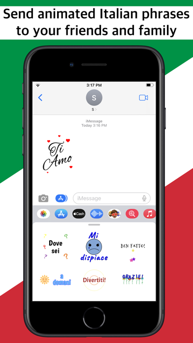 Screenshot #2 pour Italian-English Stickers