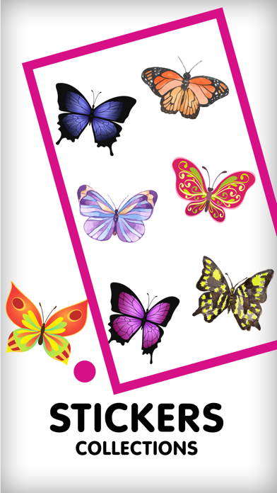 Butterfly Loving Stickers Screenshot