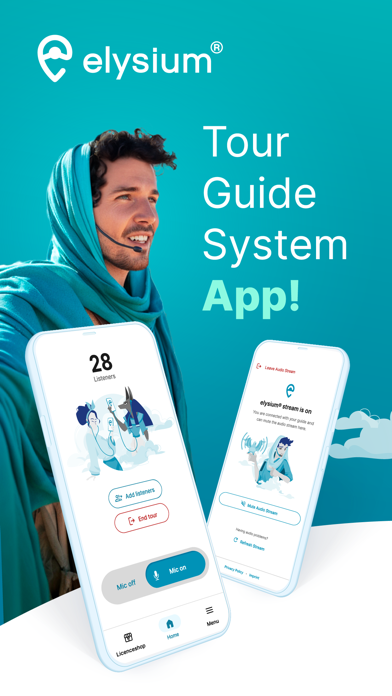 elysium - Tour Guide App Screenshot