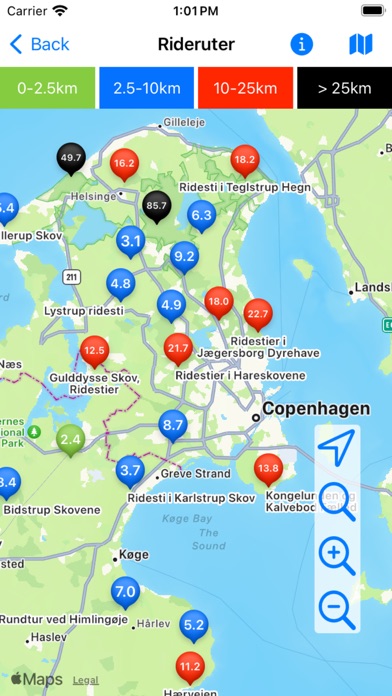 Screenshot #3 pour Rideruter i Danmark