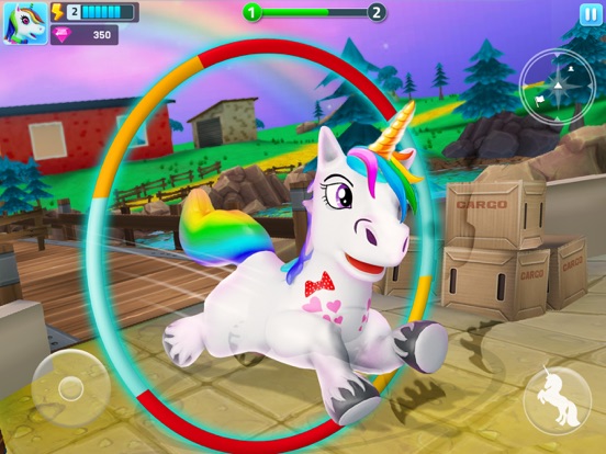 Baby Unicorn : Simulator Games iPad app afbeelding 4