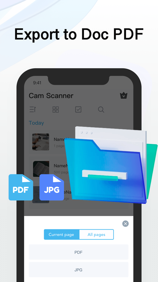 #6. Cam Scan - PDF Scanner App . (iOS) Podle: Minglei.Inc