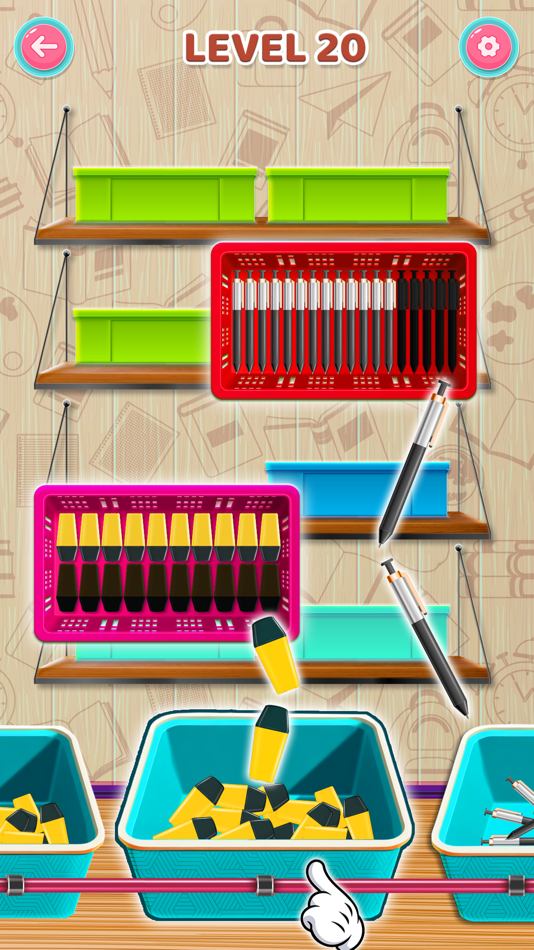 #4. Fill the Shelves Organize Game (iOS) By: Farjad Adnan