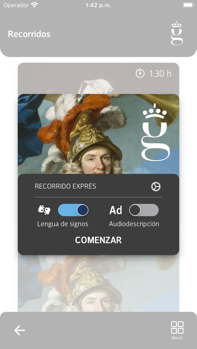 Galería de Colecciones Reales Screenshot