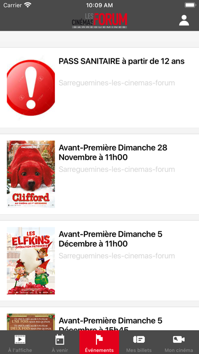 Les Cinémas Forum Screenshot