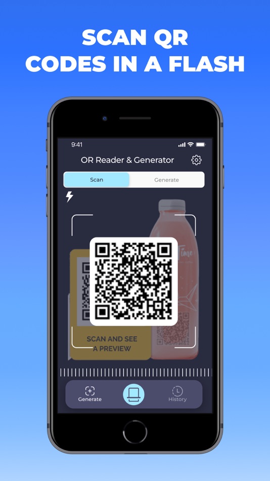 #1. QR Code Generator & Scanner. (iOS) 由: Olena Oliinyk