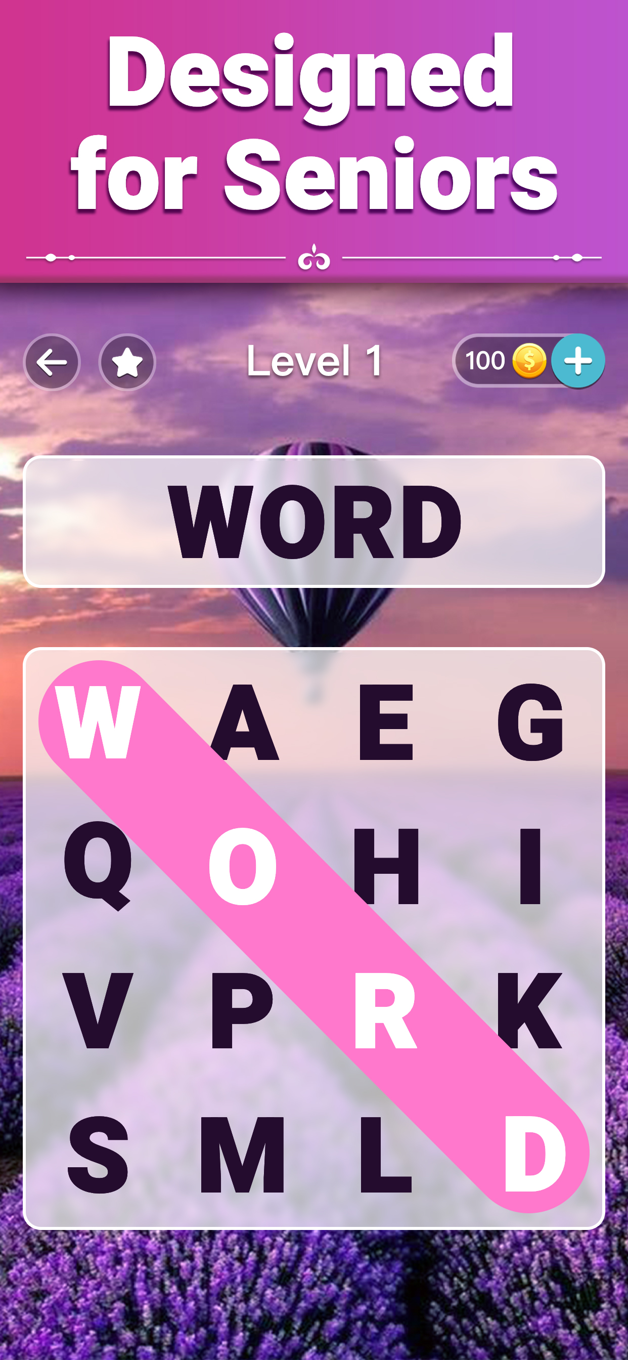 Vita Word Search for Seniors