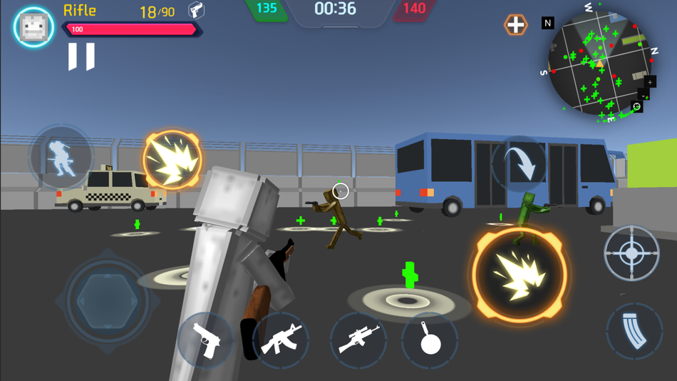 #2. Stickman Battle Playground (iOS) 게시자: THI XANH NGUYEN