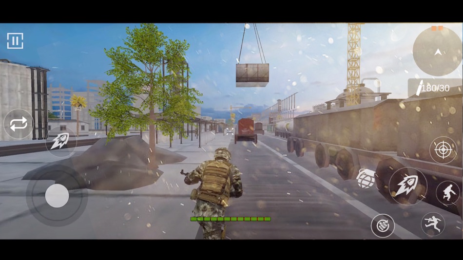 #4. Railroad Security Commando FPS (iOS) By: Sahir Lakhani
