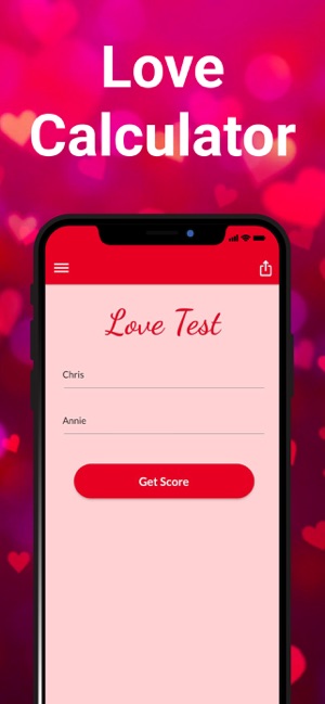 Teste de amor calculadora na App Store