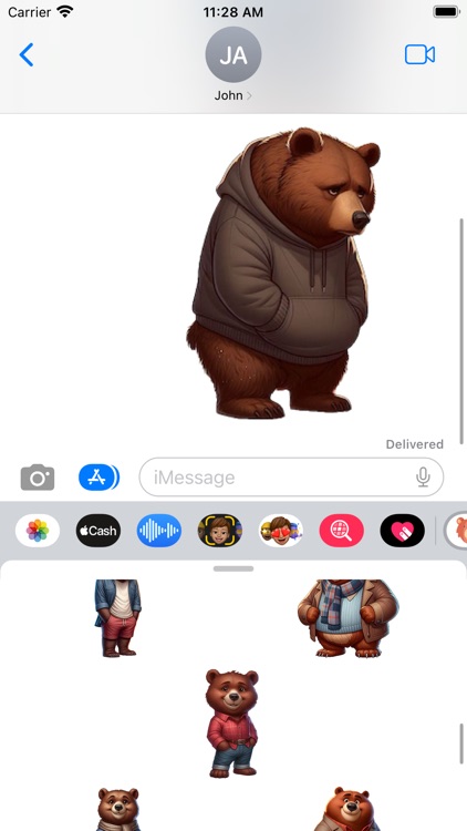 Brown Bear Stickers screenshot-4