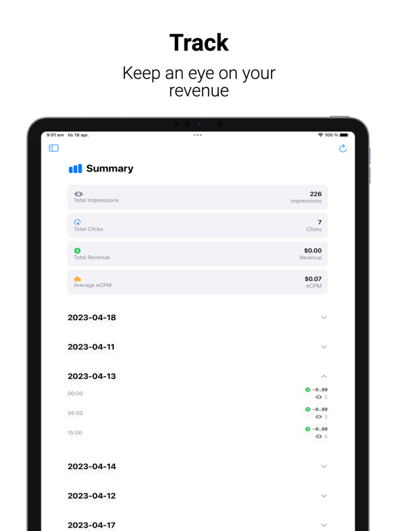 AdCharts: Track Impressions