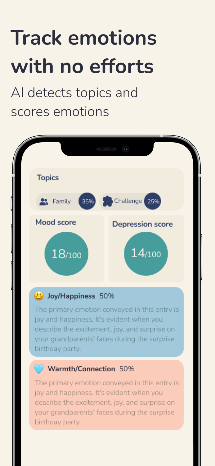 Mental Note AI Mood Diary