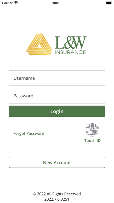 L&W Insurance Online Screenshot