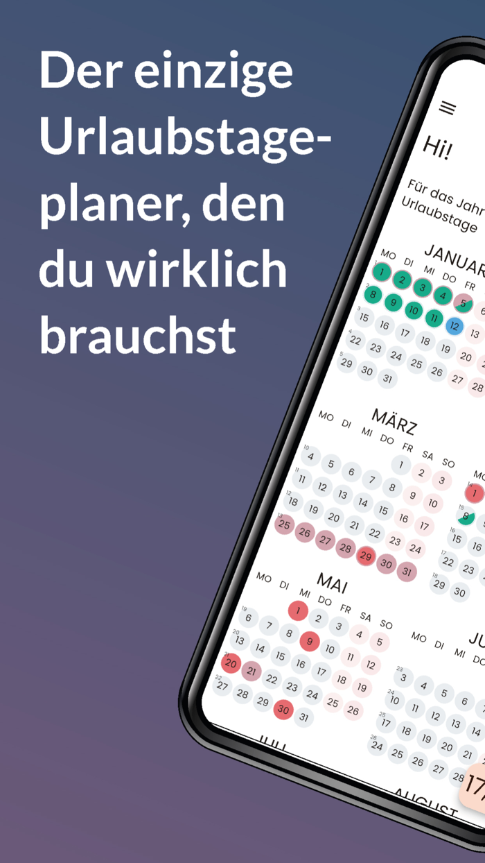 Vacation Planner and Calendar