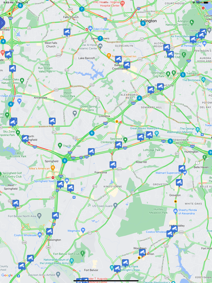 Live Traffic - Virginia