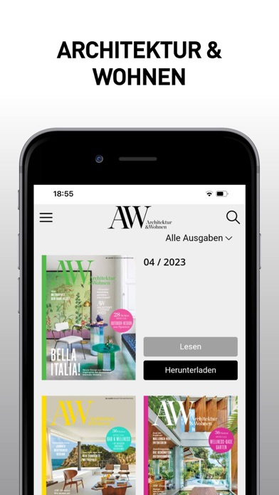 A&W ARCHITEKTUR & WOHNEN Screenshot