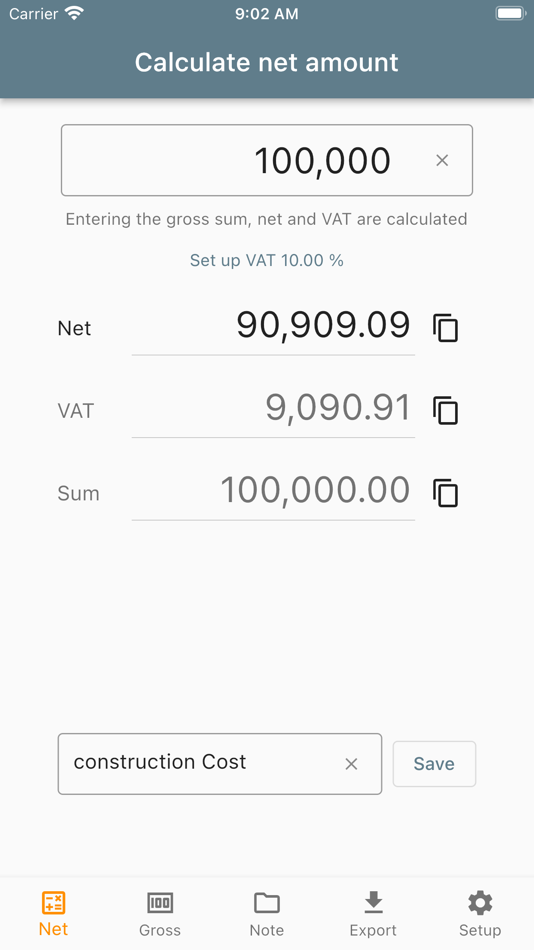 #1. Calculator VAT net gross (iOS) 由: SnowdropSoft