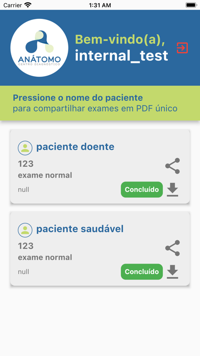 Anátomo Laudos Screenshot