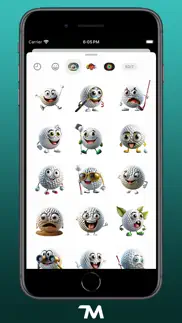 golf faces stickers iphone screenshot 2