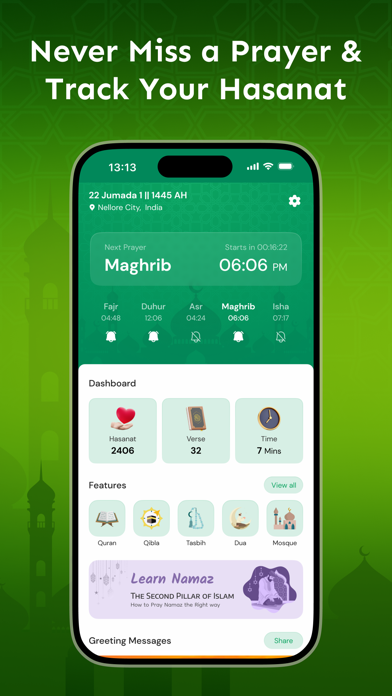 Muslim Hub: Quran, Azan, Qibla Screenshot