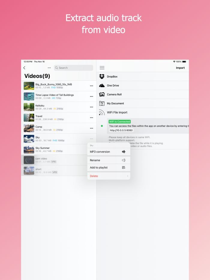 Video Storage-Conv-PIP - Doda