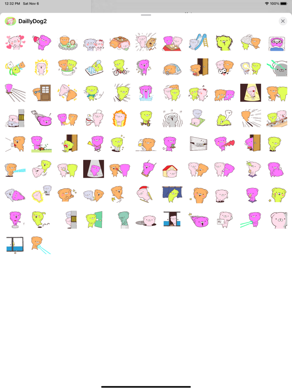 Screenshot #6 pour Daily Dog 2 Stickers pack