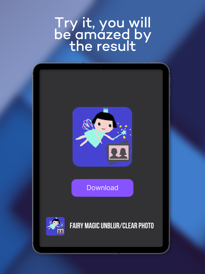 Fairy Magic Unblur-Clear Photo