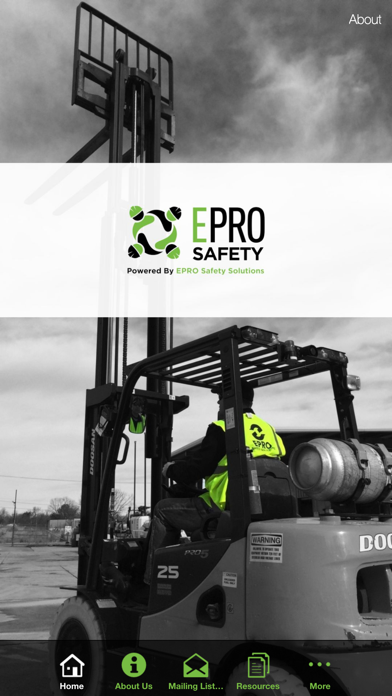 EPRO Safety Screenshot