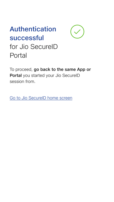 Jio SecureID Screenshot
