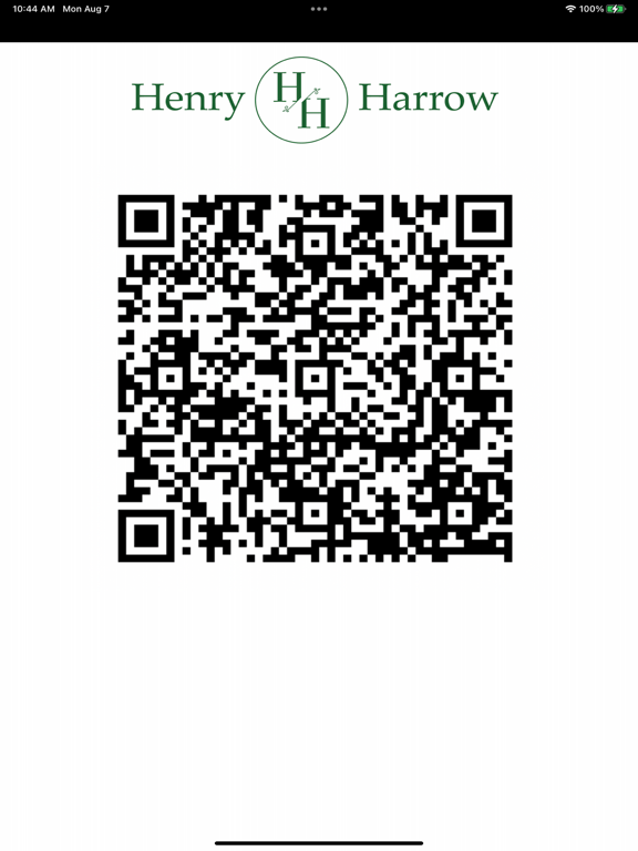 Henry Harrow iPad screenshot 1 - Shopping app