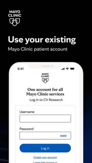 mayo clinic cv research iphone screenshot 2
