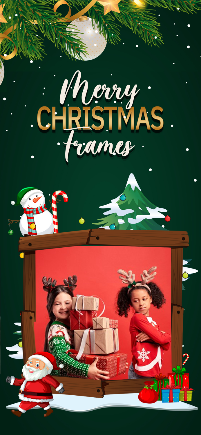 Christmas Frames Greeting Card