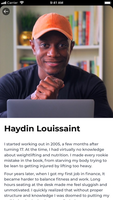 Start Today App Screenshot