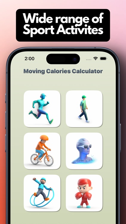 Workout Calories Calculator