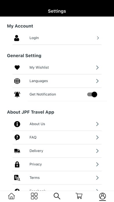 JPF Travel Screenshot