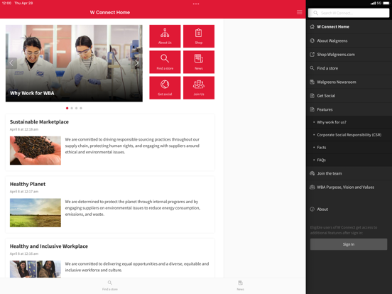 App screenshot