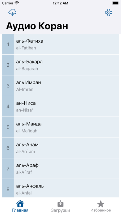 Quran Audio Russian Screenshot