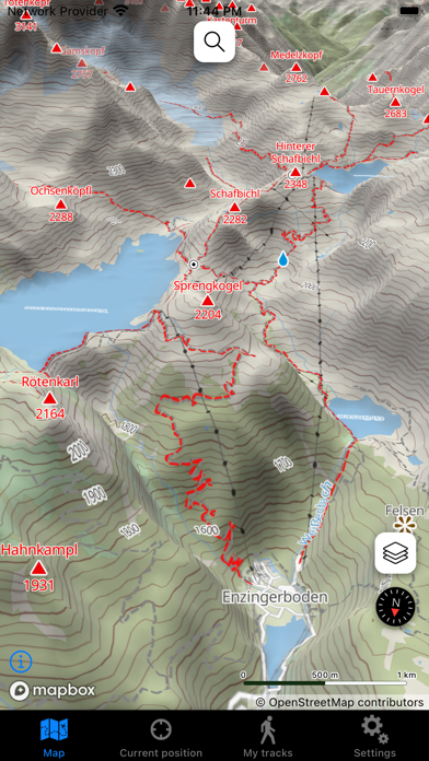 Hiking Map Austria Screenshot