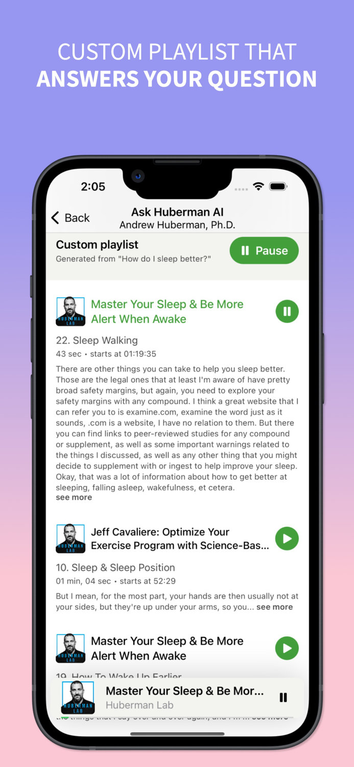 Podracer AI Podcast Player